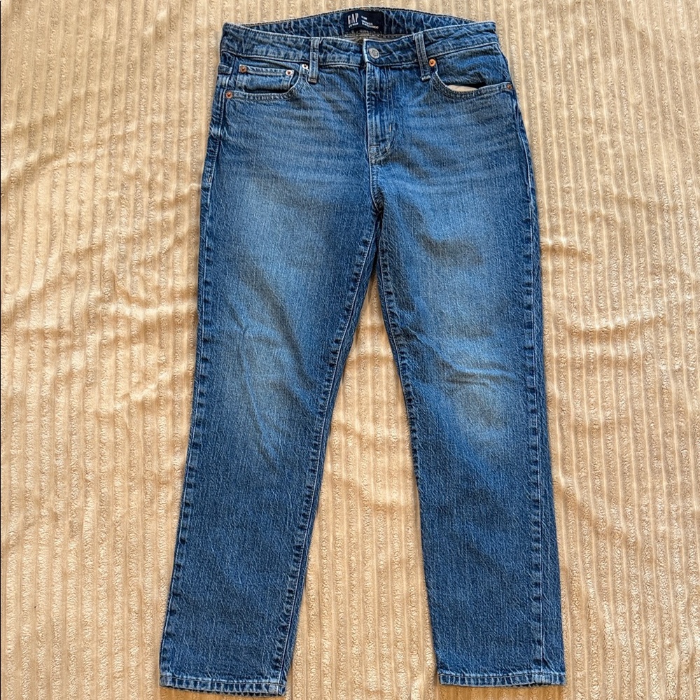 GAP Medium Blue Universal Slim Boyfriend Denim Jeans